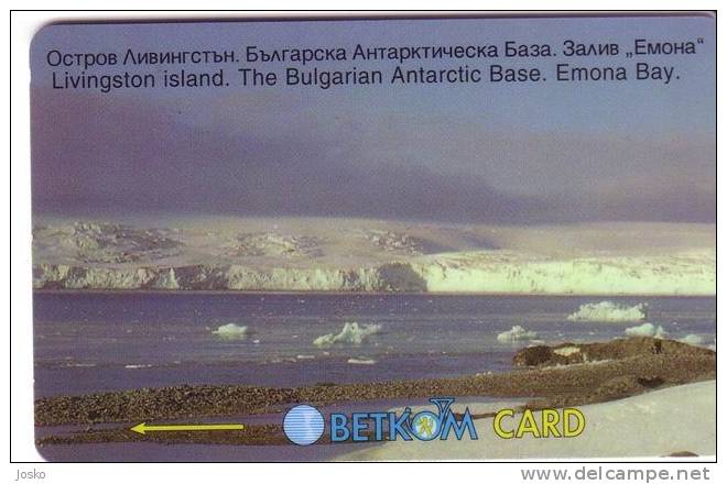 LIVINGSTON ISLAND - Antarctic Base  ( Bulgaria Rare Card 44BULD ) Arctic Motive Polar Polaire Artico Arctisch Arktisch - Bulgarije