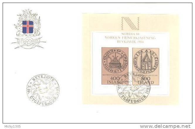 Island - Block 4 FDC (#070) - FDC