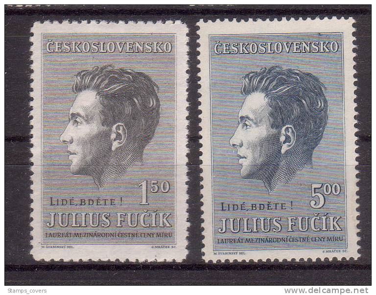 CESKOSLOVENKO MNH** MICHEL 645/46 €3.00 - Unused Stamps