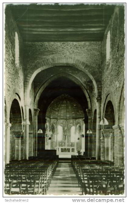 95. Cpsm. L´EGLISE DE DEUIL-LA-BARRE. L´intérieur. 2 - Deuil La Barre