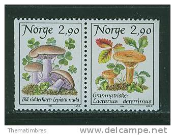 4S0576 Lactaire Lespita Nuda 946 à 947 Norvege 1988 Neuf ** - Unused Stamps