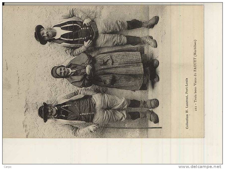 Trois Bons Vieux Du FAOUET.(Costume) - Faouët