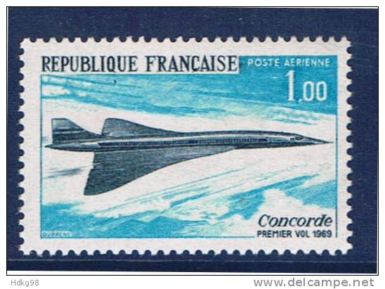 F Frankreich 1969 Mi 1655** "Concorde" - 1960-.... Nuovi