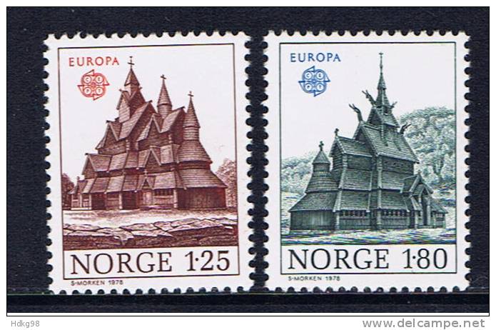 N Norwegen 1978 Mi 769-70** EUROPA - Ungebraucht