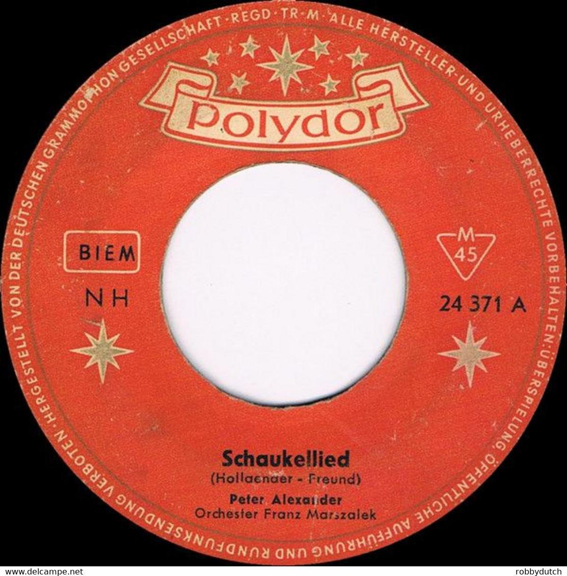 * 7" * PETER ALEXANDER - SCHAUKELLIED (Deutschland 1960 Ex-!!!) Selten!!! - Other - German Music