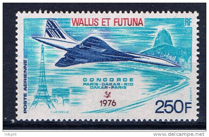 WF Wallis Futuna 1976 Mi 274** Concorde - Nuevos