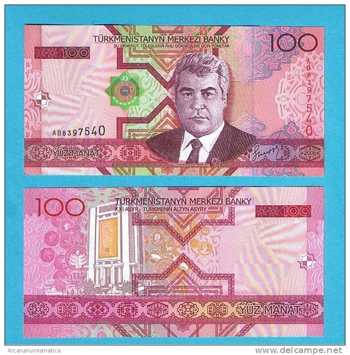 TURMENISTAN  100  MANAT  2005    PLANCHA/UNC/SC  DL-5966 - Turkmenistan