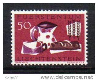 LIECH21 - LIECHTENSTEIN 1963 : Fame N. 382  *** - Contre La Faim