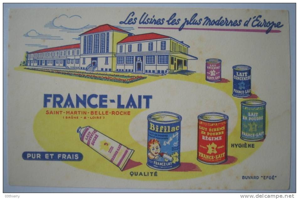 BUVARD-FRANCE LAIT- - Produits Laitiers