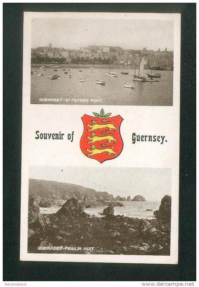 Souvenir Of Guernsey ( Guernesey St Peter S Port Moulin Muit Blason SARGEANT Bros) - Guernsey