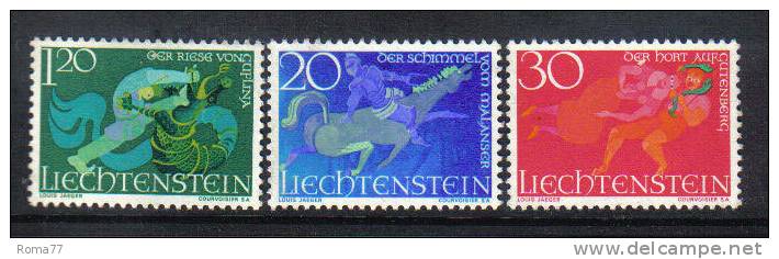 LIECH29 - LIECHTENSTEIN 1967 : Leggende Serie N. 422/24  *** - Ungebraucht