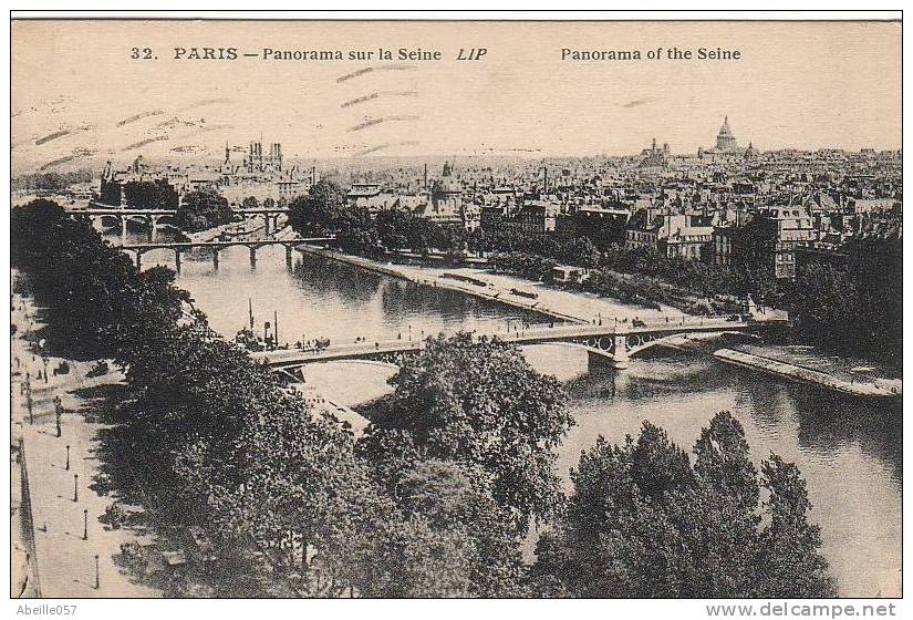 PARIS -  Panorama Sur La Seine 1924. - Die Seine Und Ihre Ufer