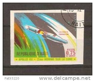 ESPACE / HAITI  1971 / APPOLO XII / N°  PA 460a / NON DENTELE OBLITERE  [ Lot B ] - North  America