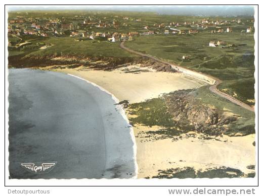 2 Cpsm Ile D OUESSANT Cpsm Lampaul D'ouessant Vue Panoramique Port Bourg Plage - Ouessant