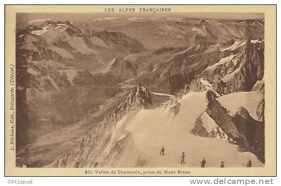 1935 France 74 Alpinisme Alpinismo Mountain Climbing  Chamonix  Mont Blanc - Climbing