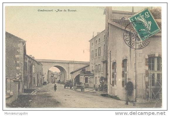 55 )FL) GONDRECOURT, Rue De Bonnet, Colorisée, - Gondrecourt Le Chateau