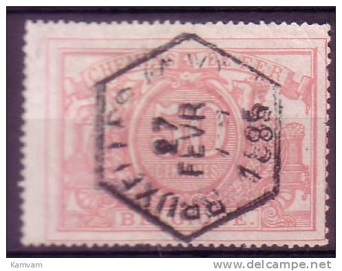 Belgie Belgique CF SP 11 Cote 1.00 €  BRUXELLES (MIDI)  Cachet Hexagonal Stempel - Used