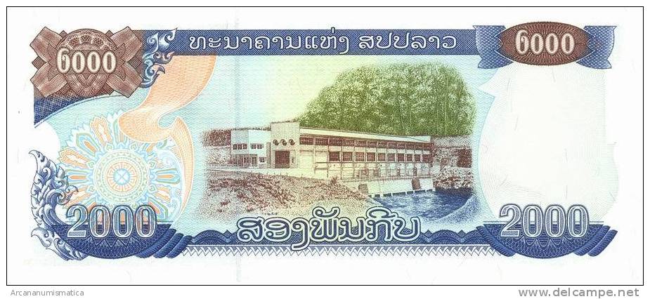 LAOS  2000 KIP  2003  KM#33  PLANCHA/SC/UNC    DL-6104 - Laos