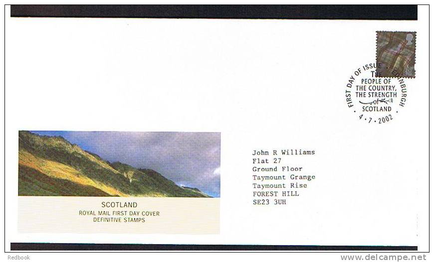 2002 Scotland 68p Regional GB FDC First Day Cover - Ref B142 - 2001-2010. Decimale Uitgaven