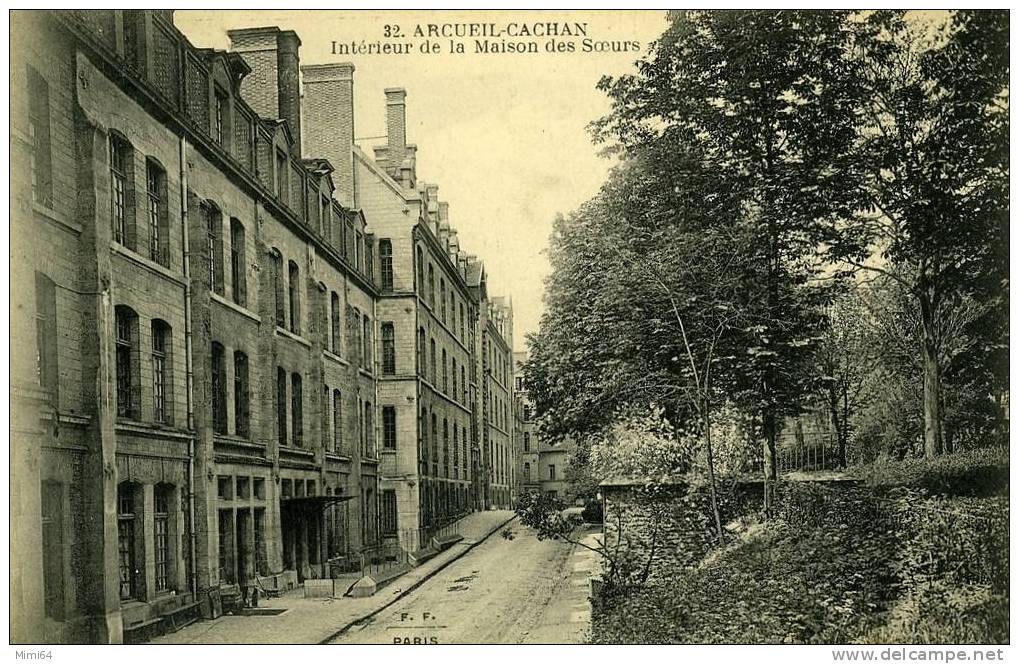 94 . ARCUEIL-CACHAN .  INTERIEUR DE LA MAISON DES SOEURS . - Arcueil