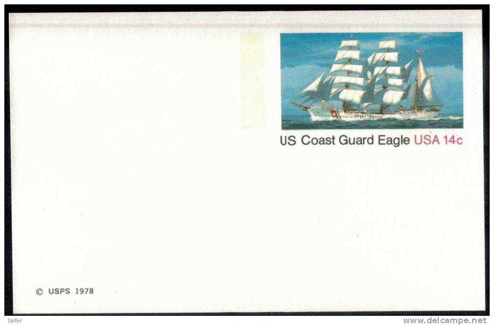 NAVI / SHIPS / SCHIFFE -  1978  -  Postcard US Coast Guard Eagle  -  UNITED STATES OF AMERICA - Maritime