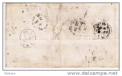 NSW077/ Deniliquin 1862, Re-directed Twice (Nachsendung)to Sydney - Covers & Documents