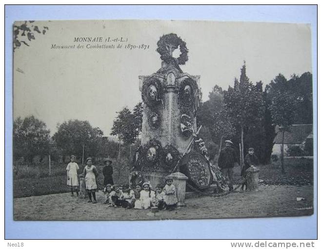 Monnaie, Monument Des Combattants De 1870-1871 - Monnaie