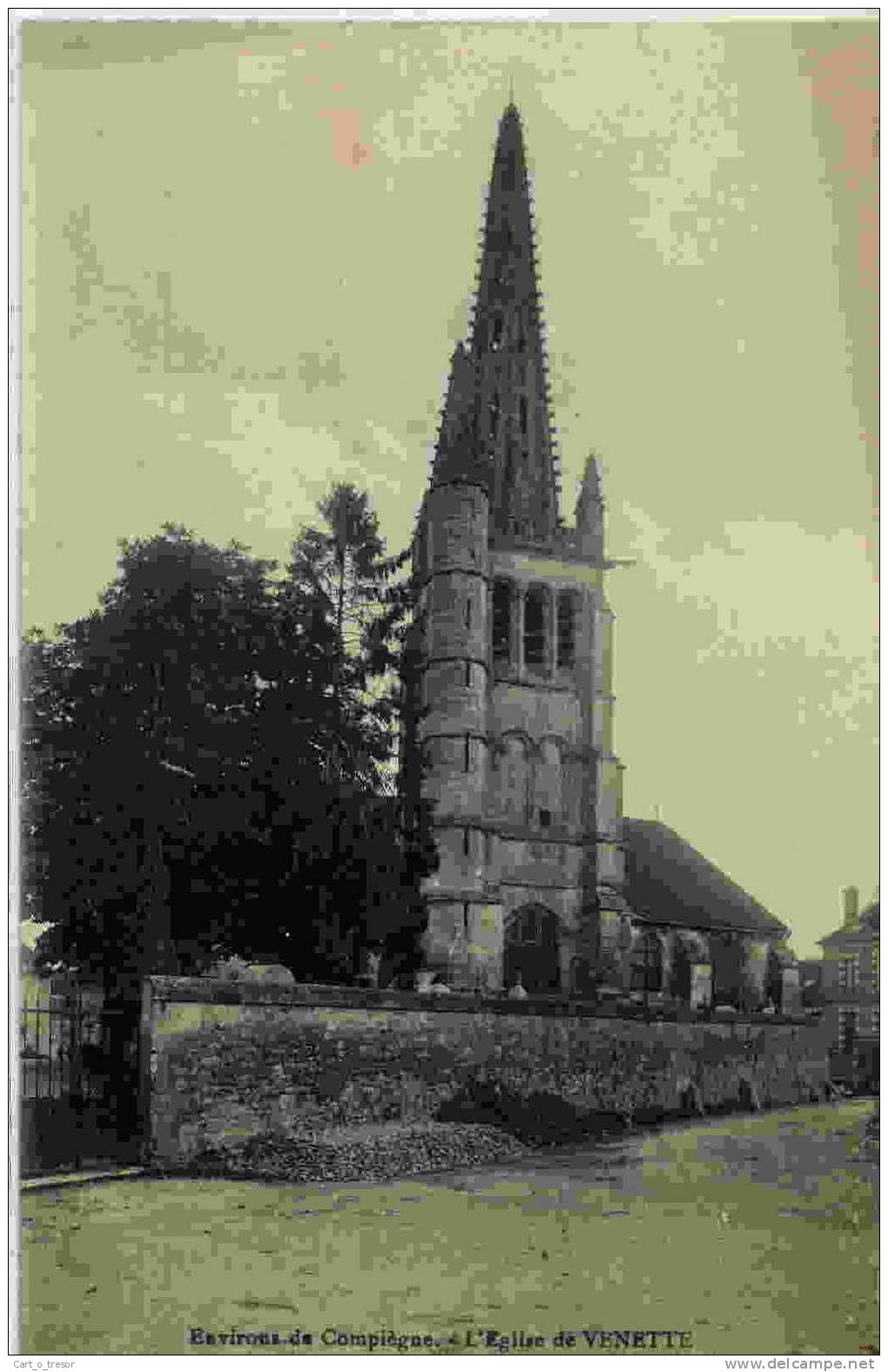 CPA 60 VENETTE EGLISE - Venette