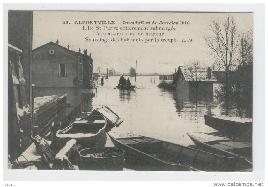 ALFORTVILLE. CRUE DE LA SEINE - Alfortville