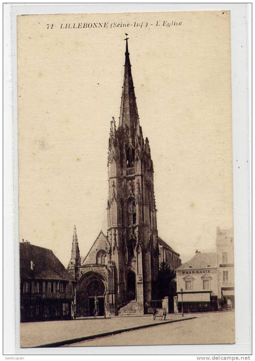 I5 - LILLEBONNE - L'église - Lillebonne