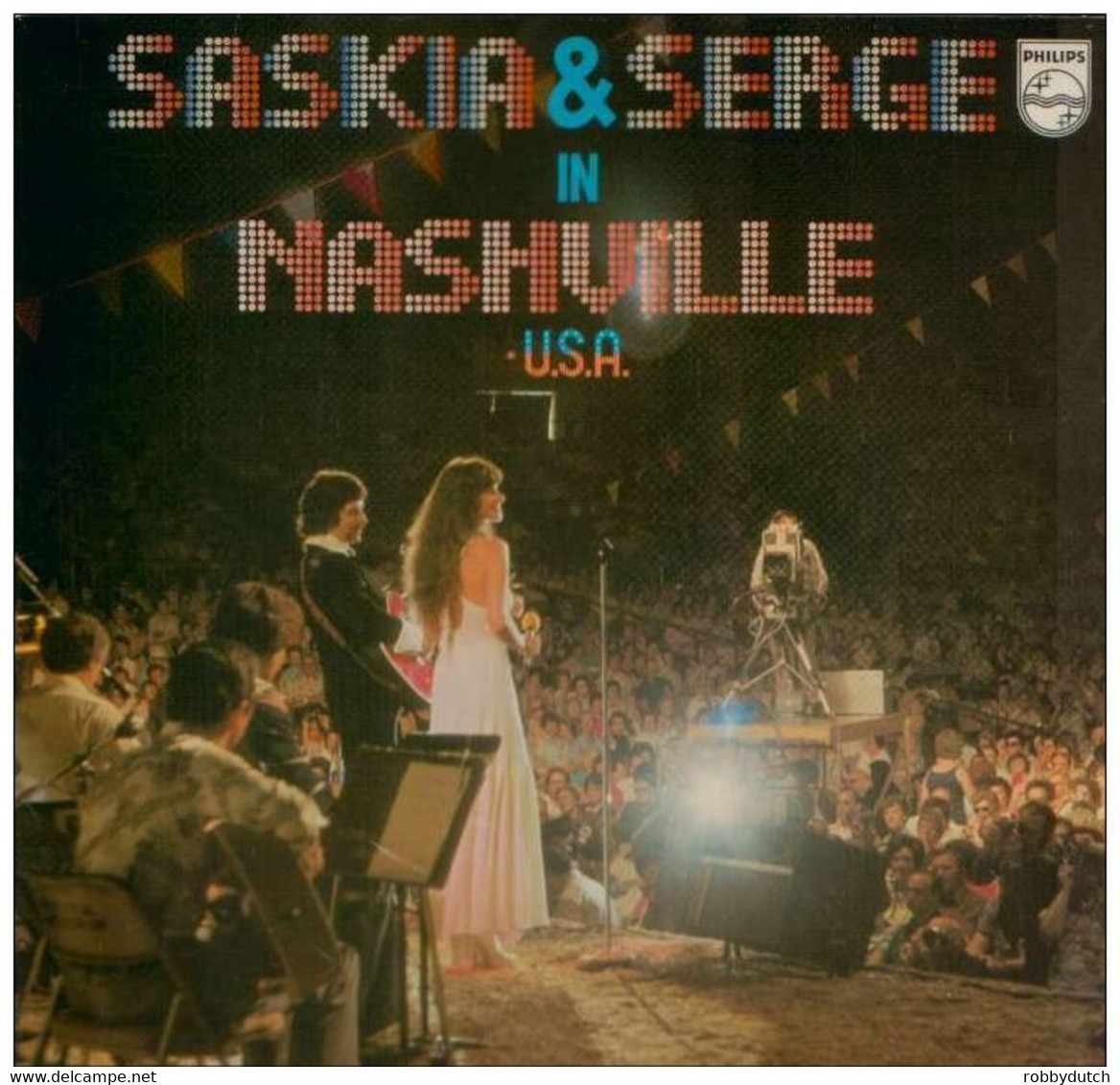 * LP * SASKIA & SERGE IN NASHVILLE, U.S.A. (Holland 1977) - Country & Folk