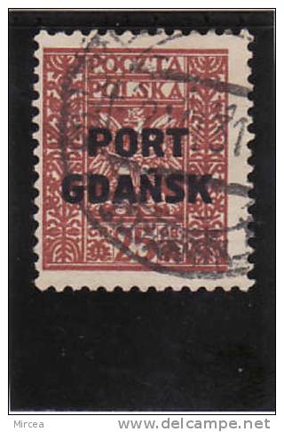 Dantzig Yv.no.31 Oblitere(d) - Port Gdansk