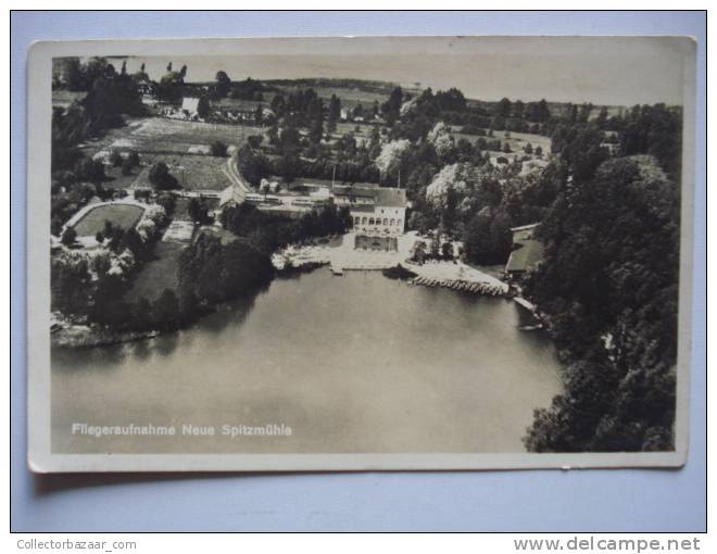 Vintage CA 1900 Postcard AK Germany Fliegeraufnahme Neue Spitzmuhle - Strausberg