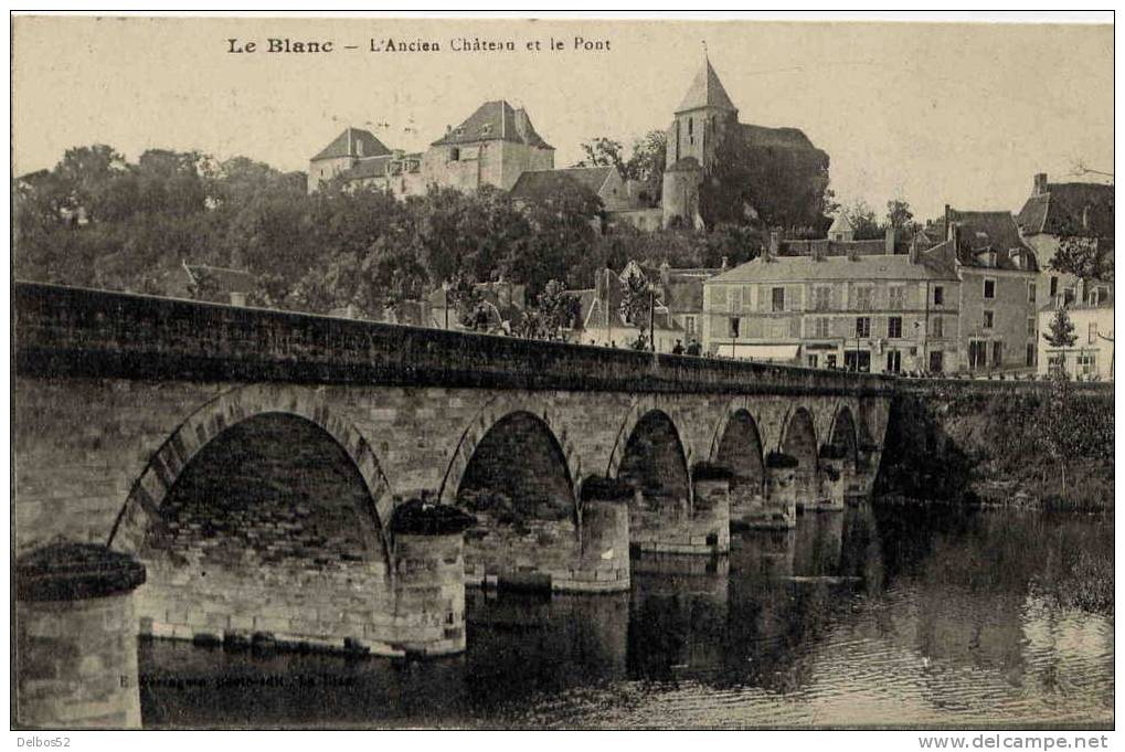 Le Blanc - L'Ancien Château Et Le Pont - Le Blanc