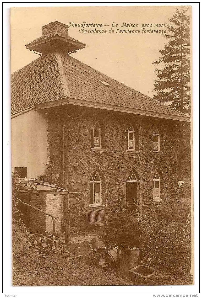 C4727 - CHAUDFONTAINE - La Maison Sans Mortier Dépendance De L'ancienne Forteresse - Chaudfontaine