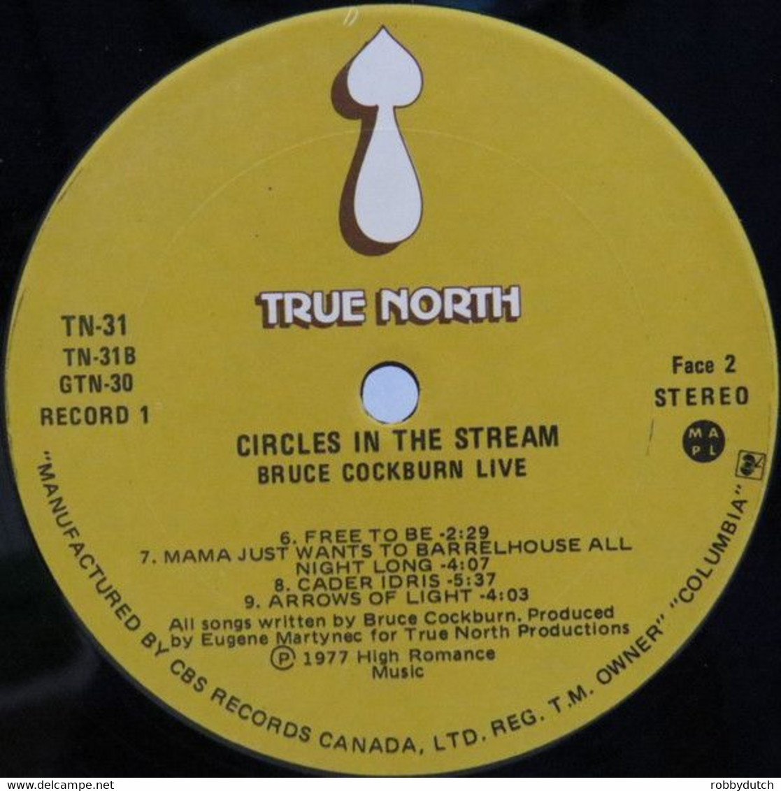 * 2LP * BRUCE COCKBURN - CIRCLES IN THE STREAM (Canada live 1977 EX-)