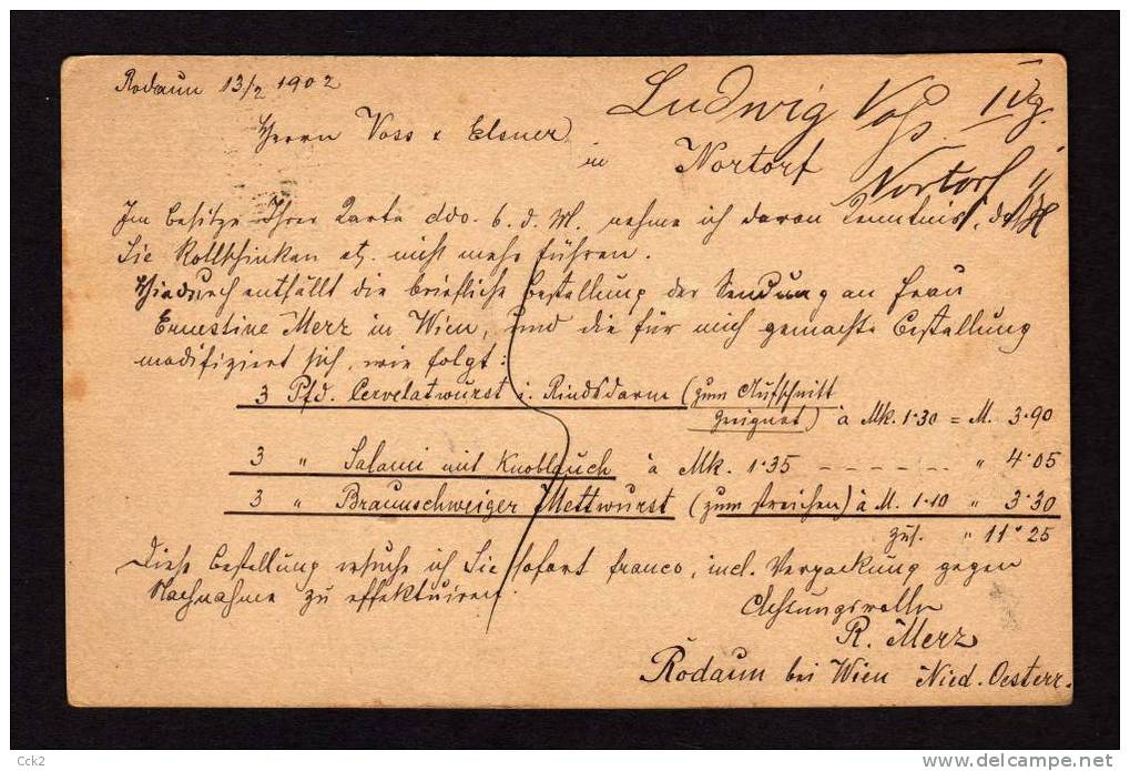 AUSTRIA 5 Heller Postal Card 1902 Used - Andere & Zonder Classificatie