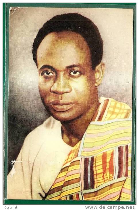 GHANA - GOLD COAST - 1958 OFFICIAL POSTCARD COMMEMORATING PRIME MINISTER KWAME NKRUMAH´S Visit To USA And CANADA - Ghana - Gold Coast