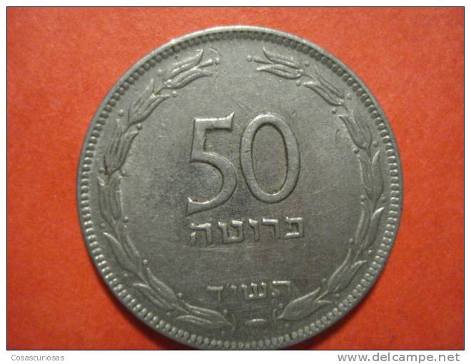 8529 ISRAEL 50  PRUTOT   AÑO / YEAR   1954   MBC / VF / TB - Israël