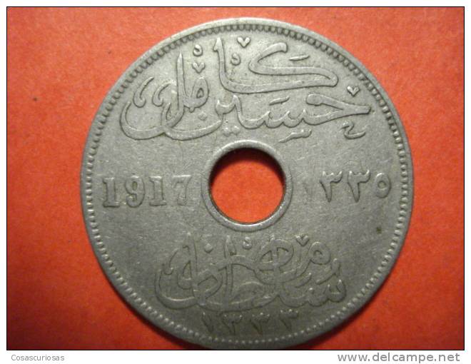 8612 EGYPT EGYPTE EGIPTO  10 MILLIENES   BRITISH OCCUPATION      AÑO / YEAR   1917 KN    BC / FINE - Egipto