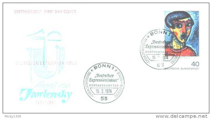 Germany - Mi-Nr 799 FDC (q205)- - 1971-1980