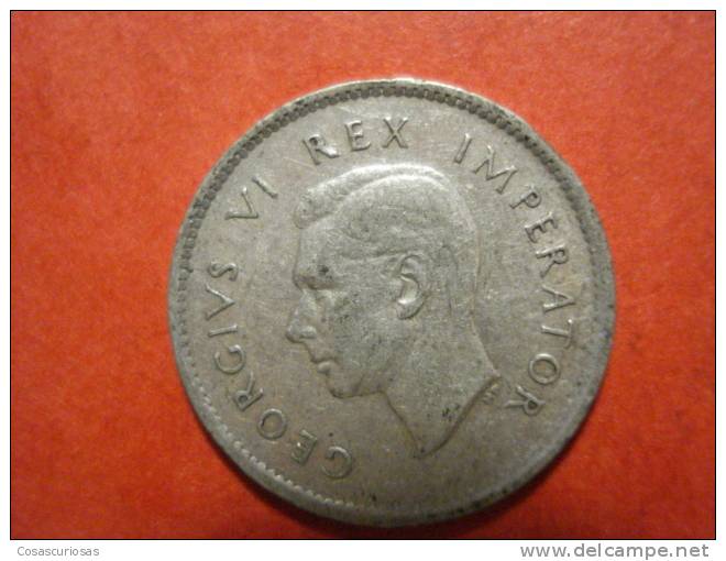 8952 SUID AFRICA SUDAFRICA  3 D - 3 PENIQUES  SILVER COIN PLATA    AÑO / YEAR   1937   MBC+ / VF+ - Afrique Du Sud