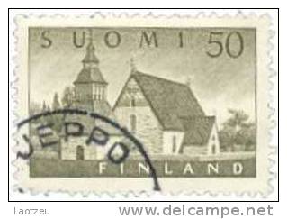Finlande  454 (1957). - Église De Lammi - Gebraucht