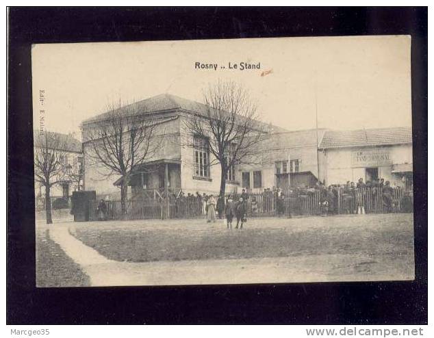 Rosny Le Stand édit.malard Animée Stand De Tir Belle Carte - Rosny Sous Bois