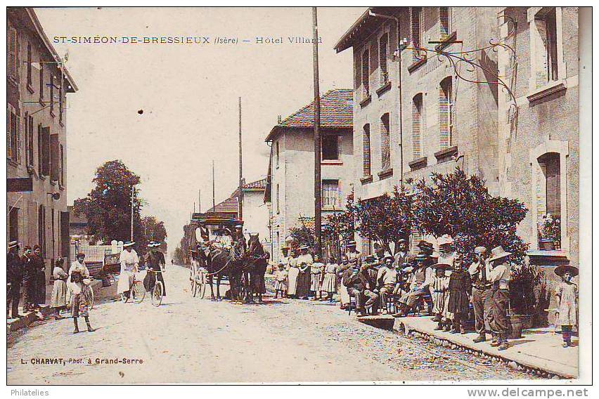 ST SIMEON DE BRESSIEUX  HOTEL VILLARD - Bressieux