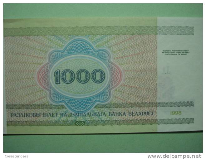 9363 BELARUS BIELORUSIA   1000 RUBLAS       AÑO / YEAR  1998 UNCIRCULATED SIN CIRCULAR - Belarus