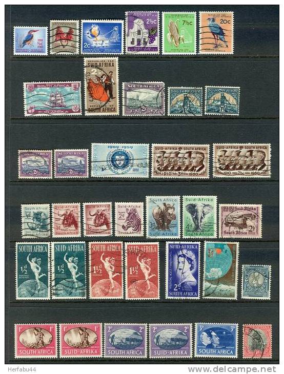 South Africa  Lot Of 36 Stamps - Verzamelingen & Reeksen