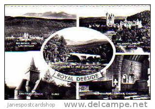 Real Photo PCd Multi-View  ROYAL DEESIDE  Aberdeenshire  GRAMPIAN District   SCOTLAND - Aberdeenshire