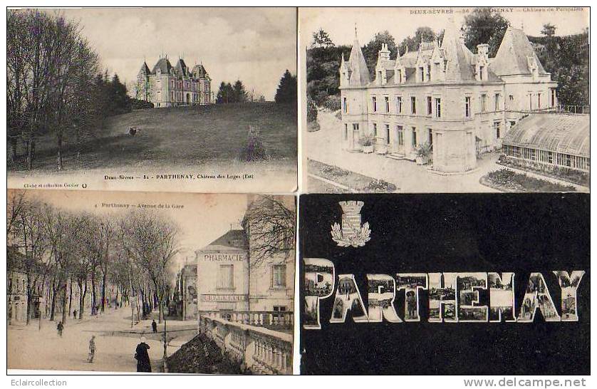 PARTHENAY..lot DE 8 Cartes.. Vues Diverses - Parthenay