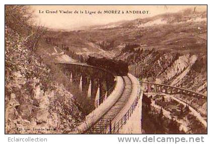 Morez..a.. Andelot      39    ..Le Viaduc  Avec Train - Morez